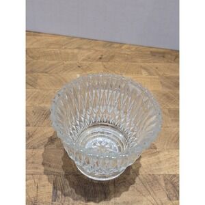 Vintage Libbey Glass Company LRS45 Clear Open Sugar Bowl 2.75" Tall